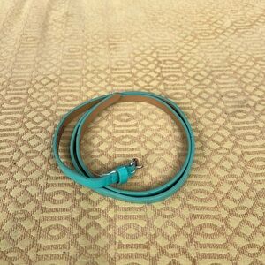 Turquoise Leather Belt